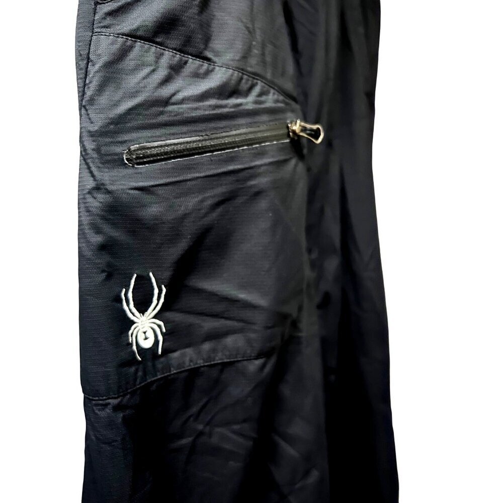 Spyder Womens Vintage Black Lined Snowboard Ski Snow Pants Medium Short 30x30 - Picture 8 of 14
